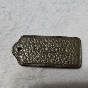 Coach Olive Leather Tag Bag